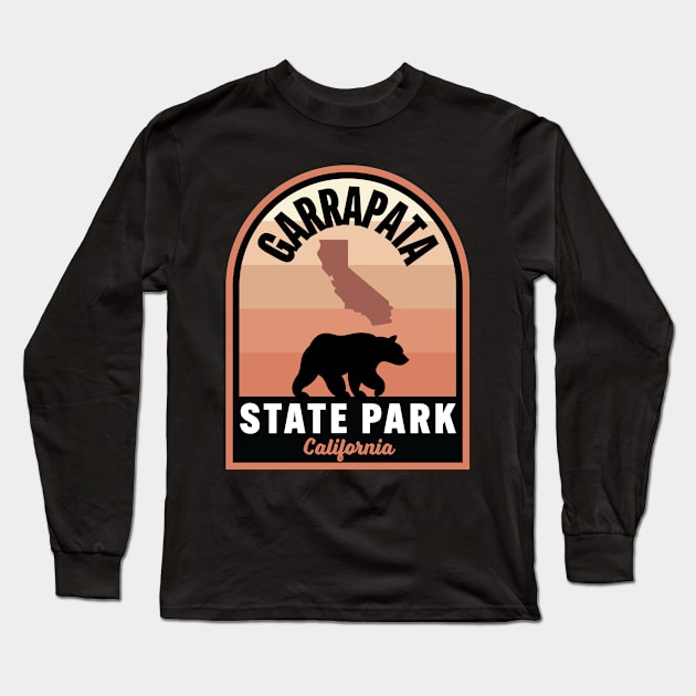 Garrapata State Park CA Bear Long Sleeve T-Shirt by HalpinDesign